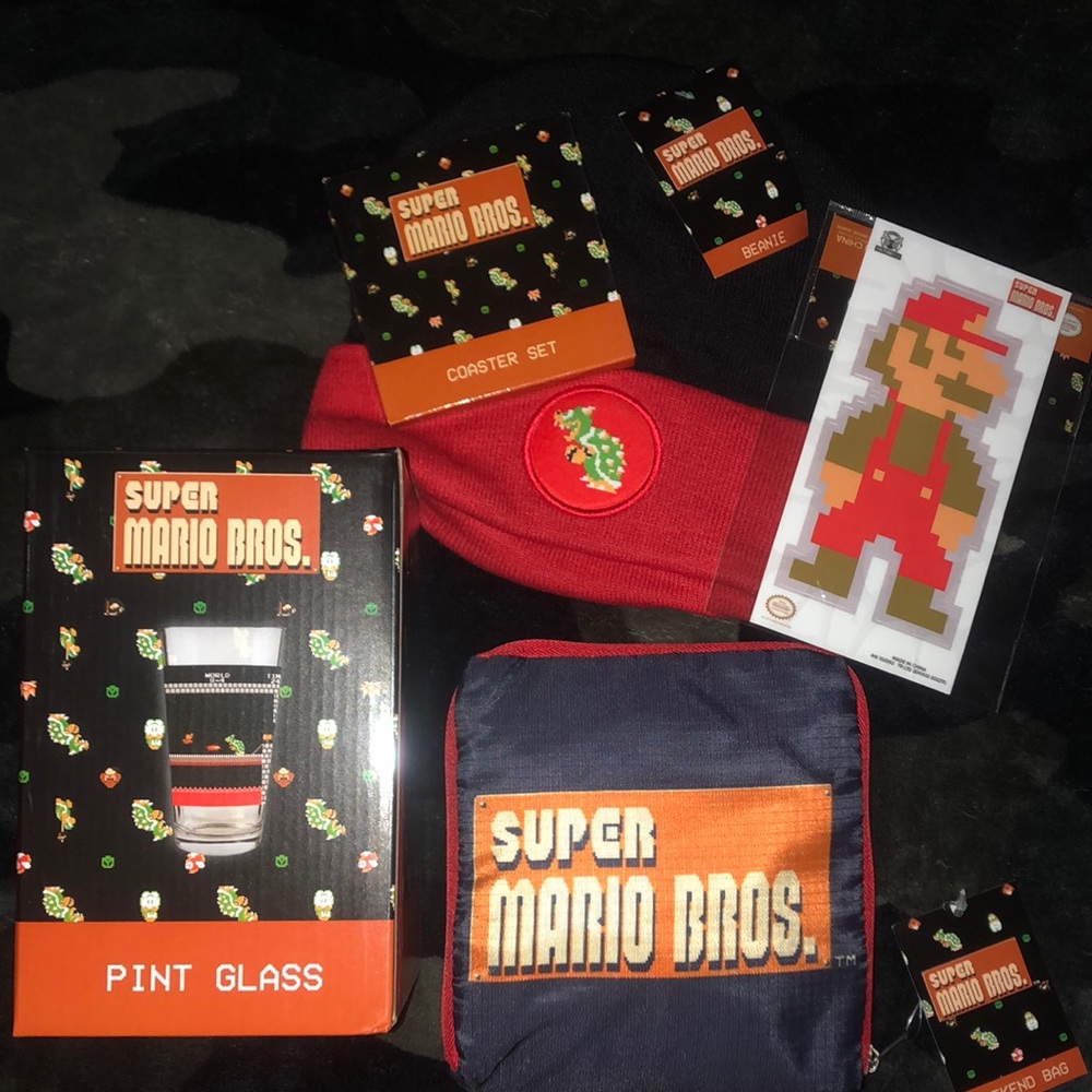 Super Mario bros collector items